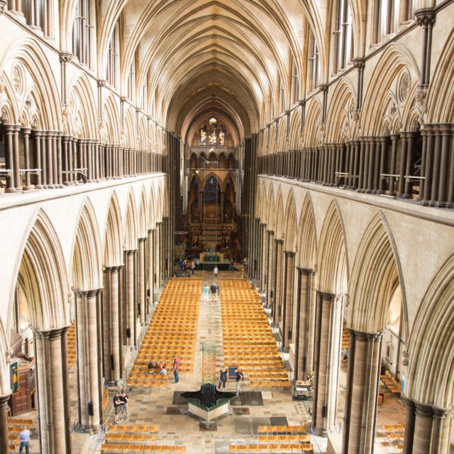 Ville jumelle - Salisbury Royaume-Uni - Intérieur Cathédrale de Salisbury