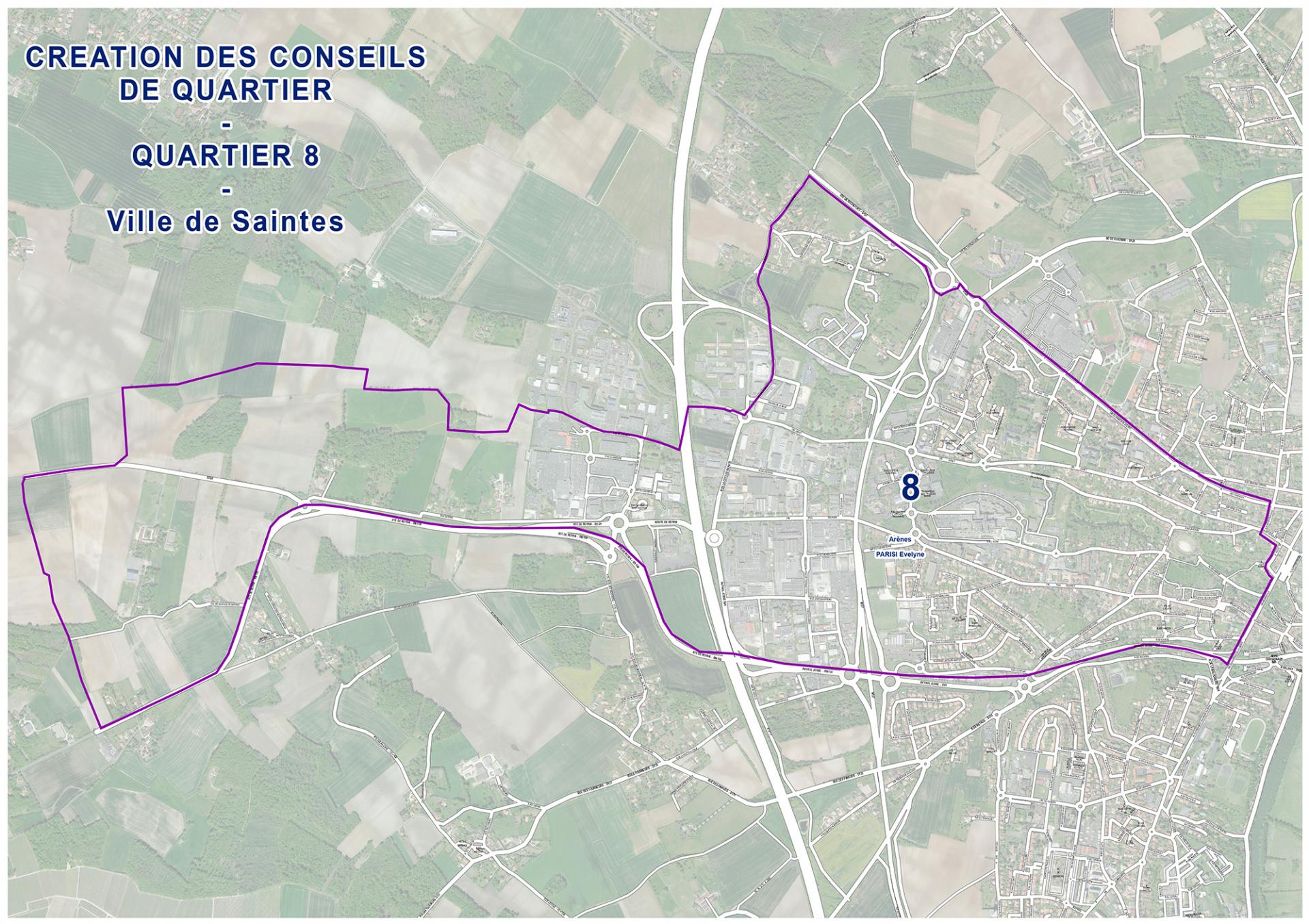 Plan De Quartier 8 Arènes