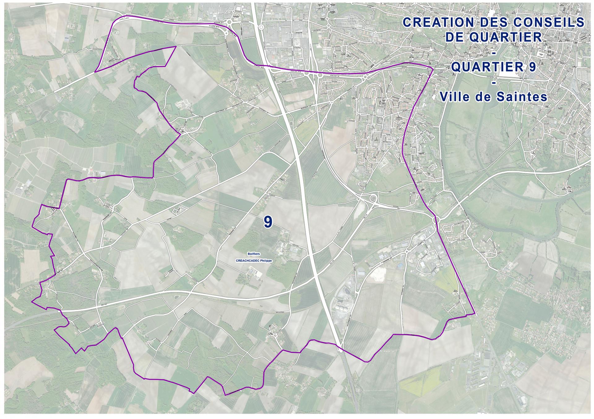 Plan De Quartier 9 Boiffiers