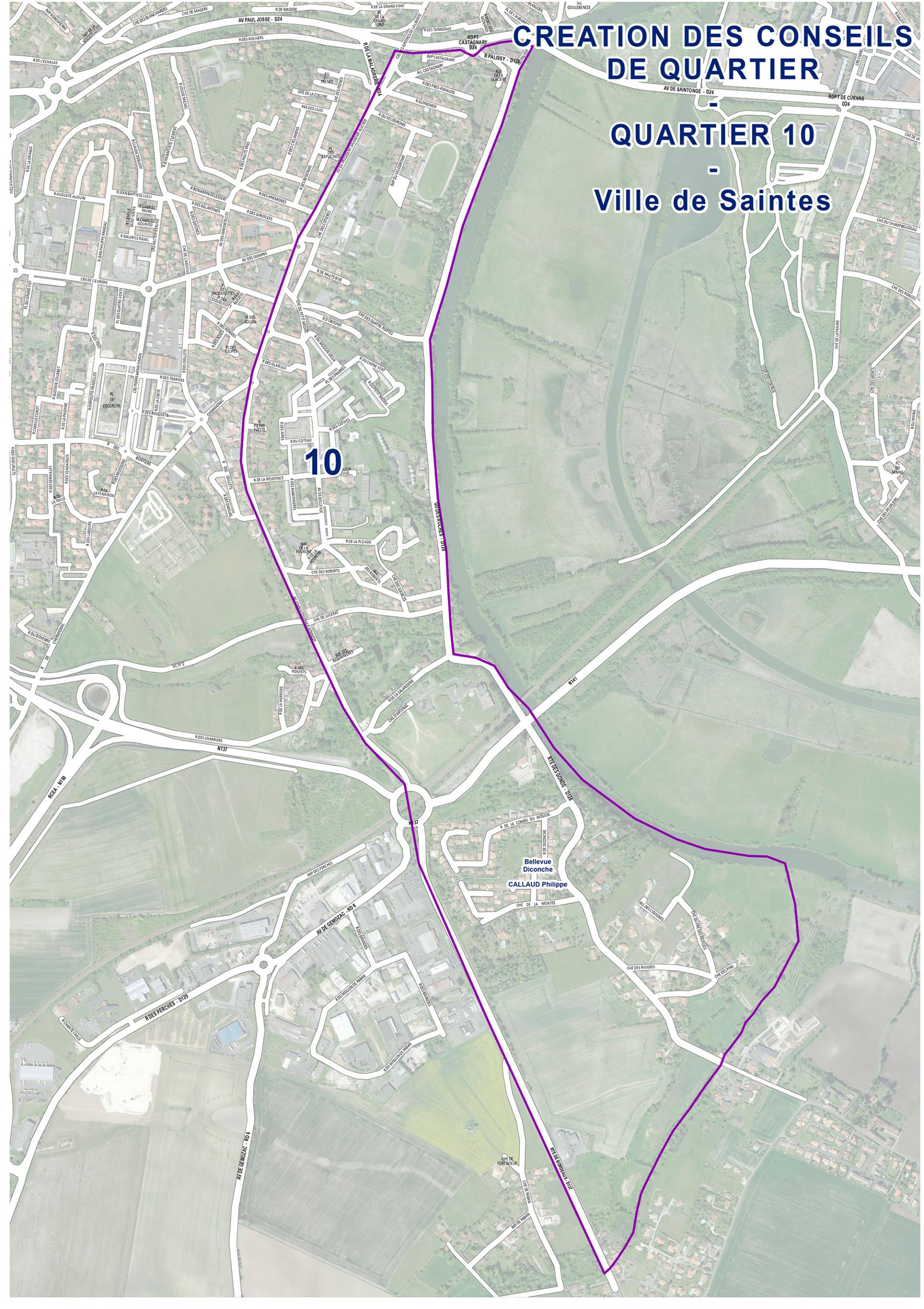 Plan De Quartier 10 Bellevue Diconche